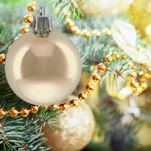 50 Palline Di Natale Luccicanti - Decorazioni Per L'albero-image