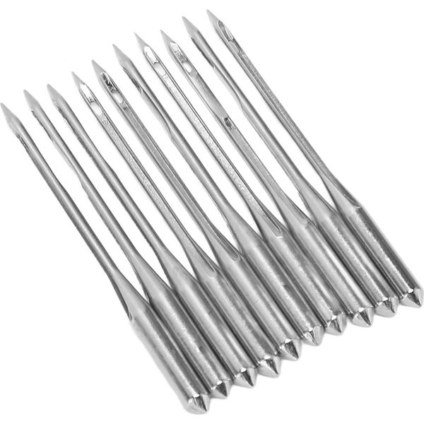Aghi Per Macchine Da Cucire, Set Di Aghi Per Macchine Da Cucire, 10 Pezzi, Resistenti, Standard, Universali Per Uso Domestico, Per Macchine Da Cucire Della Serie GK27 (GK27*200)-image
