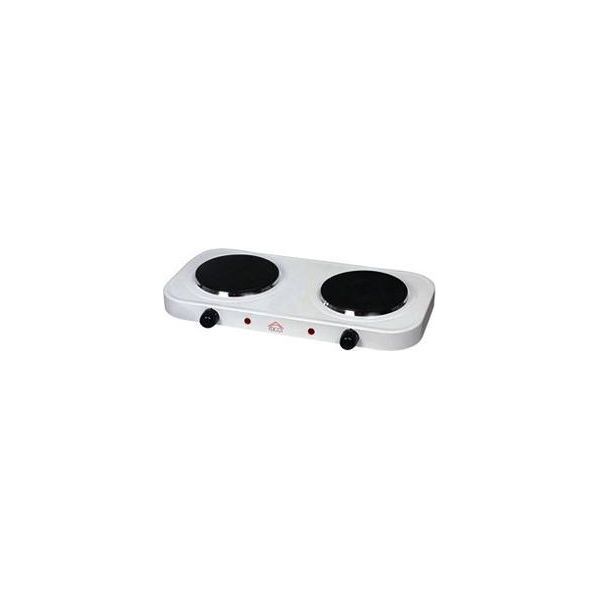 Dcg Eltronic EKP2420 Piano Di Cottura Nero, Bianco Piano Di Lavoro Sigillato 2 Zona/E-image