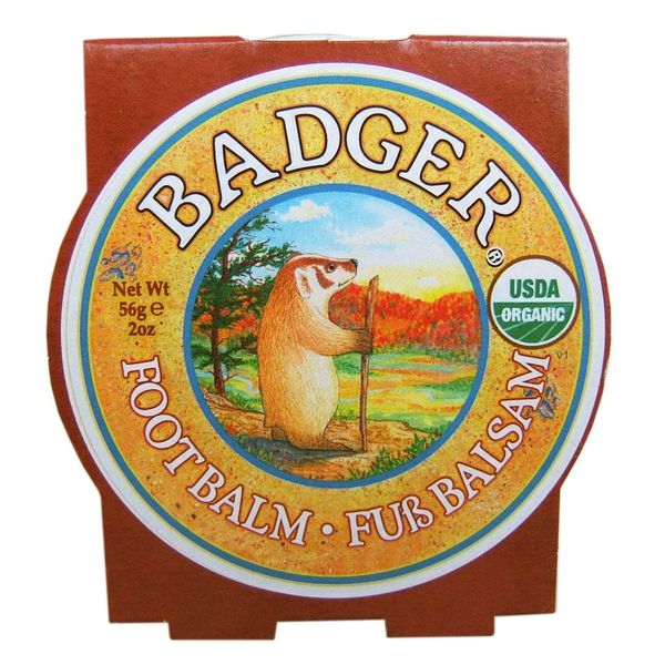 Badger Tin Foot Balm Grande Balsamo Per I Piedi Cura Della Pelle Secca 720306-image