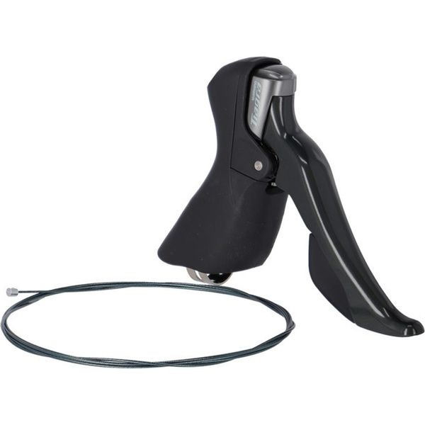 Shimano S+B Leva Tiagra ST4700 A 10 Velocità, Destra, Con Cavo Lungo 2100 Mm, Nero-image