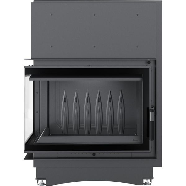 Inserto Per Caminetto In Ghisa Kratki Zuzia Eco Deco Sinistra 12 Kw Ø 200-image
