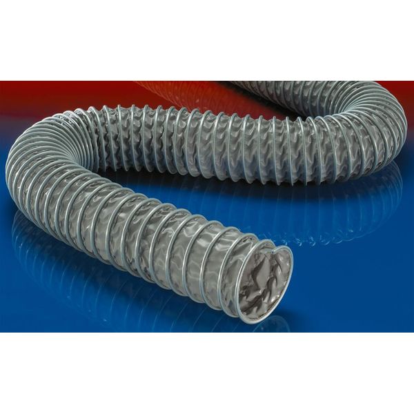 Tubo Flessibile Con Profilo Di Serraggio In Pvc Ø Interno 305 Mm Ø Esterno 317,00 Mm 6 Mm Lunghezza 3 M-image