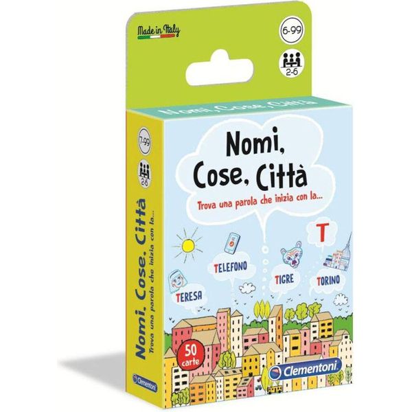 Clementoni Carte Nomi, Cose, Citta'-image