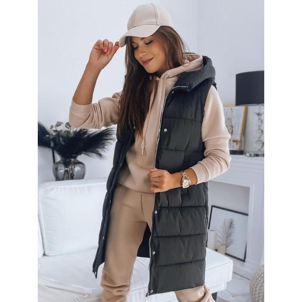 Gilet Trapuntato Da Donna Noelia Nero L-image