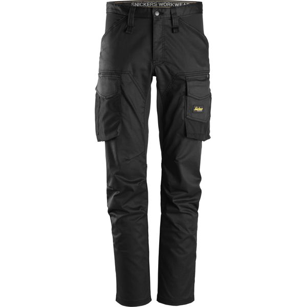 Snickers Allroundwork Pantaloni Da Lavoro Elasticizzati Neri Taglia 54-image
