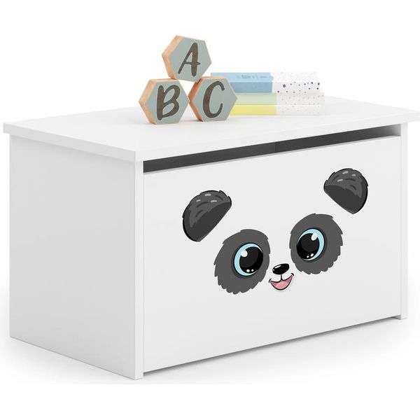 Scatola Per Giocattoli In Legno Daria, Contenitore Per Giocattoli, Arredamento Per La Stanza Dei Bambini-image