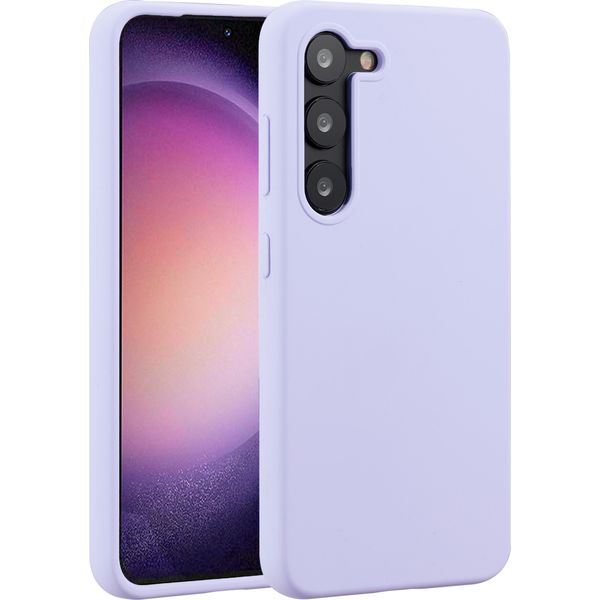Samsung Galaxy S23 Cover - Silicone - Custodia/Copertura Morbida Accezz - Viola-image