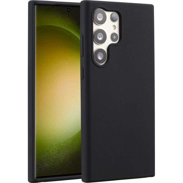 Samsung Galaxy S23 Ultra Sleeve - Silicone - Custodia/Copertura Morbida Accezz - Nero-image