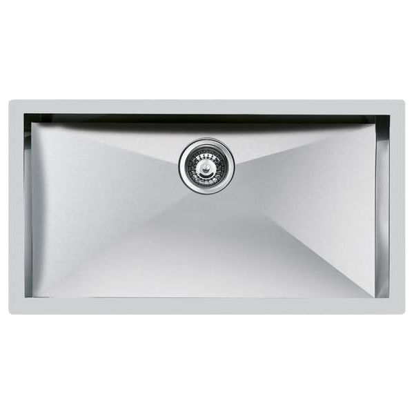 Foster Quadra.1V.80X40.Ft Lavello Ad Incasso Rettangolare Acciaio Inox-image