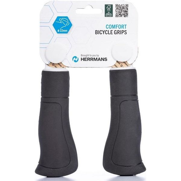 Herrmans Ergo 84B Nero 120 Mm - Manopole Per Biciclette-image