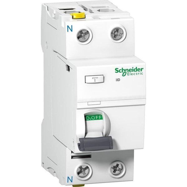 Interruttore Differenziale Iid-25-2-30-Ac 25A 2- P+E 30Ma Tipo Ac Schneider A9Z11225-image