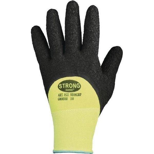 Guanto Neongrip Taglia 10 Giallo Neon/Nero En 420,EN 388 Dpi Ii Stronghand-image