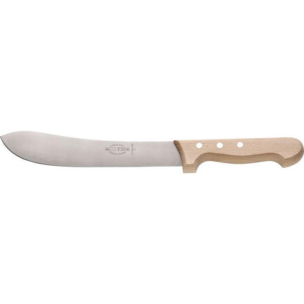 Coltello Di Gomma F.Dick (Lama: 20 Cm; Lama Curva; Manico In Legno; Acciaio Al Carbonio)-image