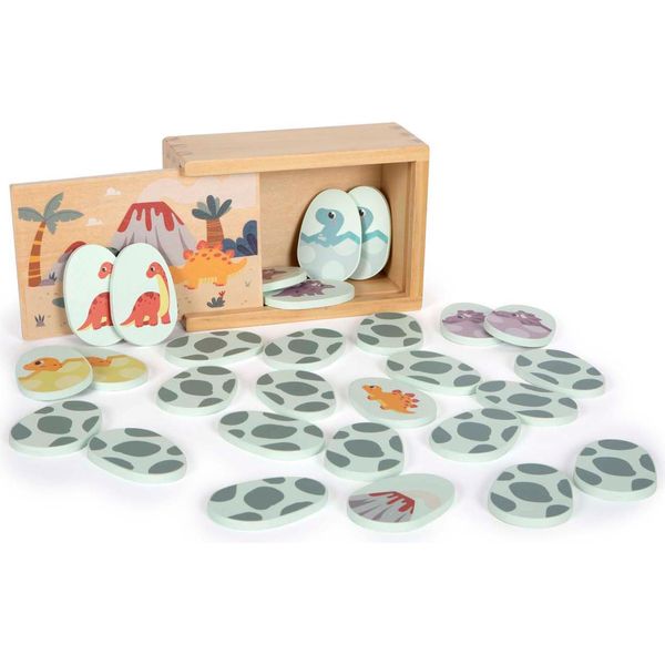 Piede Piccolo - Gioco Di Memorie In Legno Dino In Scatola Di Custodia-image