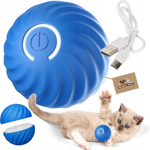 Usb Interactive Flying Ball Usb Led Giocattolo Elettrico Per Cani-image
