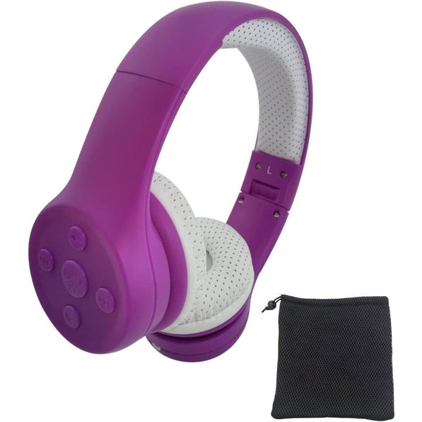 Cuffie Bluetooth Per Bambini Con Volume Di 85 Db, Funzione Di Condivisione Della Musica, Microfono Integrato E 15 Ore Di Autonomia. (E1 Vielot)-image