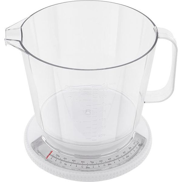 Bilancia Da Cucina Judge Kitchen, Plastica, 20,5X18 Cm, 2,2 Kg, Trasparente-image
