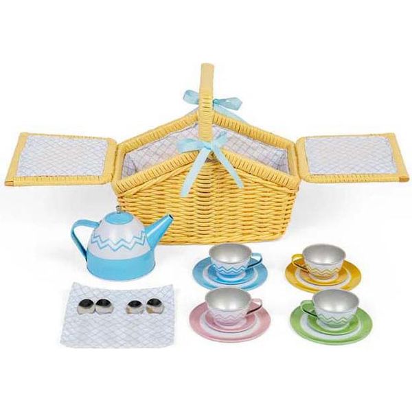 Bigjigs Toys Set Da Picnic In Cestino-image