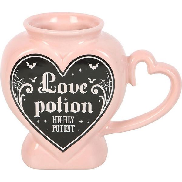 Something Different - Tazza Da Caffè, Love Drink, 350Ml SD10109 (Taglia Unica) (Rosa)-image