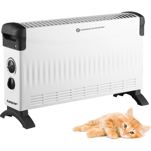 Radiatore Elettrico A Convettore A Risparmio Energetico Con Termostato 2000W-image