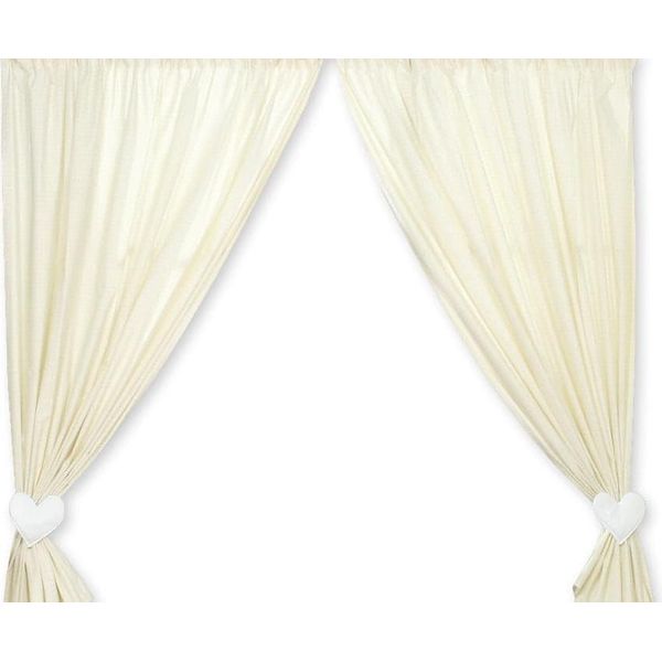 Set Di 2 Tende Per Cameretta - Tende Per Bambini - 100 % Cotone, Lavabili-image