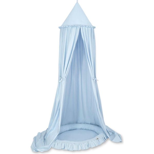 Set Baldacchino E Nido Per Bambini - Letto Henel - Protezione Dalla Luce E Antiallergia - Blu-image