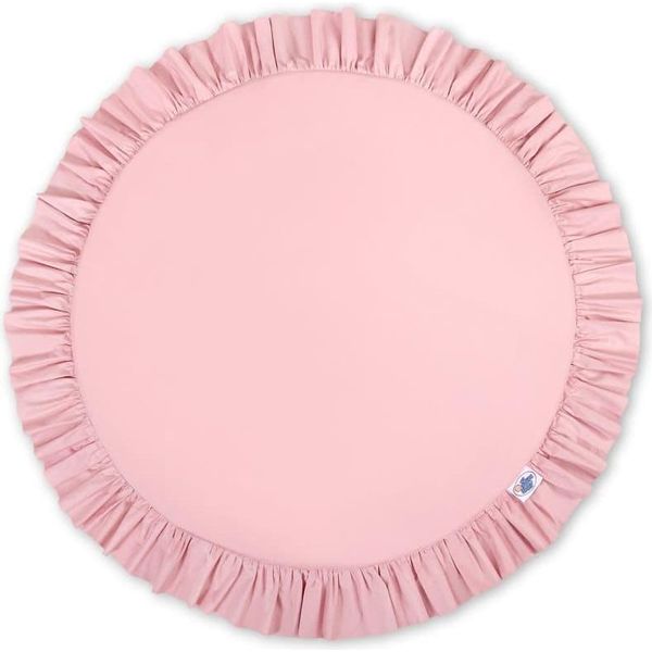 Tappetino Da Pavimento - Vestito Da Gioco - Anallergico E Lavabile, Imbottitura Morbida, Rosa Pastello-image