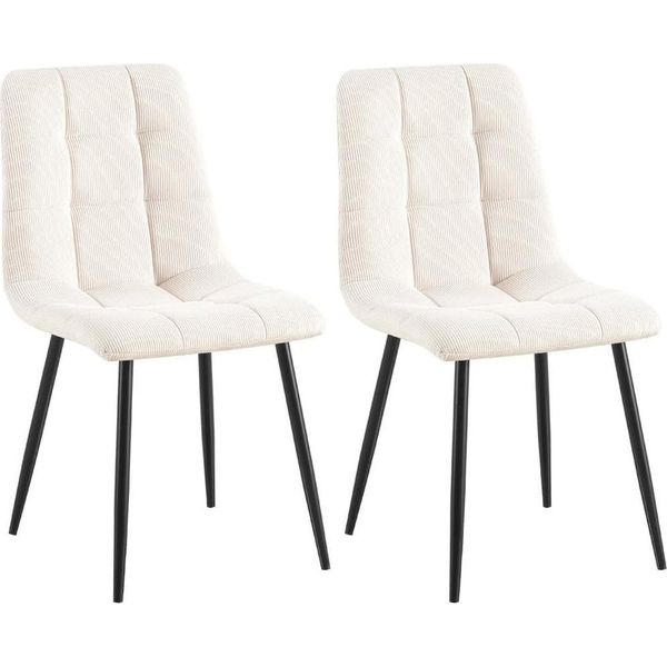 Set Di 2 Sedie Da Pranzo - Sedie Da Pranzo - Imbottitura Confortevole-image