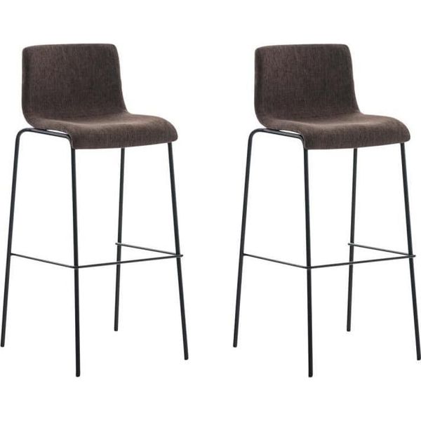 Set Di 2 Sgabelli Da Bar Moderni - Sgabelli Alti - Impilabili, Design Ergonomico-image