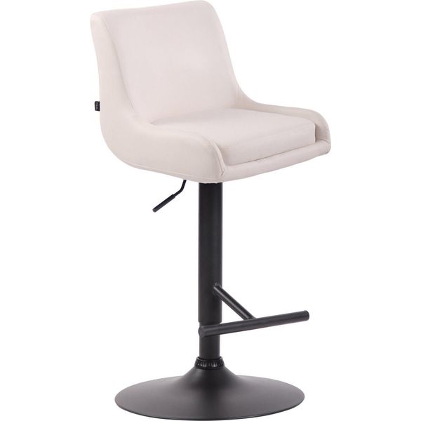 Sgabello Da Bar Elegante - Sgabello Di Design - Regolabile In Altezza, Comfort In Pelle Finta-image