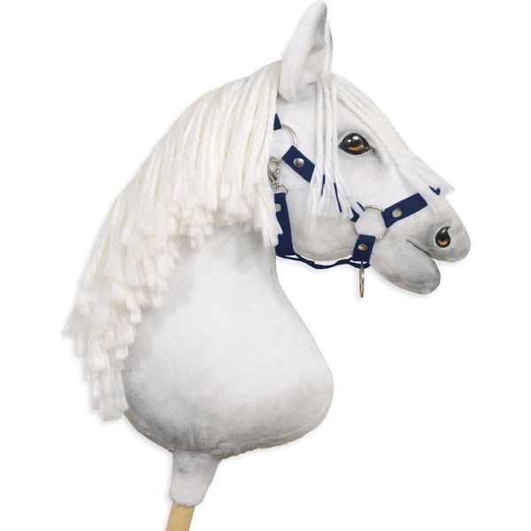 Cavezza Regolabile, Box Per Cavalli, Vestibilità Ottimale - Hobbyhorse A3 Denim-image