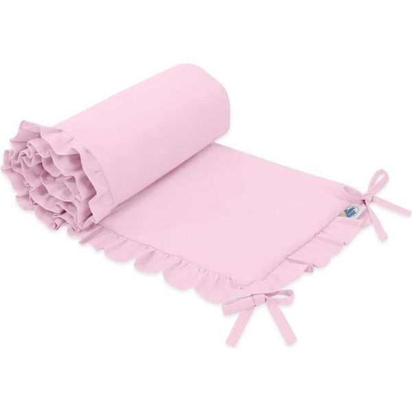 Paracolpi Universale Per Culla, Protezione Per Culla, Protezione E Comfort Ottimali - Rosa-image