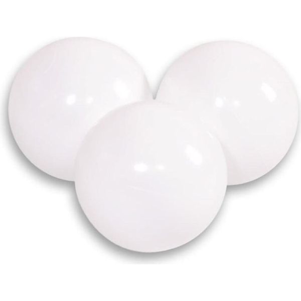 Set Di 50 Palline Bianche - Palline Da Gioco - Flessibili E Sicure Per I Bambini-image