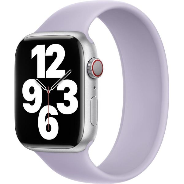 Cinturino Apple Solo In Silicone Per Apple Watch | 44/45/46/49 Mm - Taglia 12 - Nebbia Viola-image