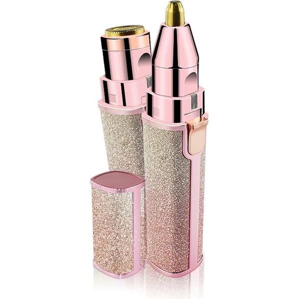 Inf Epilatore Elettrico 2-In-1 Per Donna - A Batteria - Rosa Gradiente-image