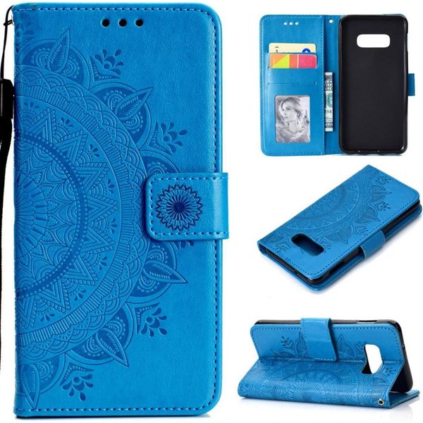 Custodia Per Samsung Galaxy S10E Custodia Del Telefono Cellulare Flip Case Cover Copertura Protettiva Mandala-image