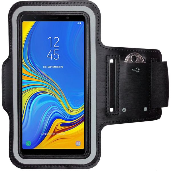 Fascia Da Braccio Per Samsung Galaxy A7 (2018) Sport Telefono Cellulare Sport Fitness Corsa-image