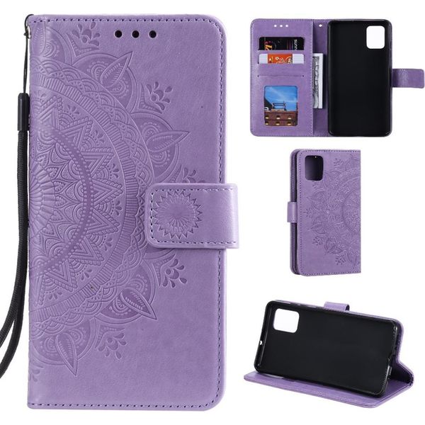 Custodia Per Samsung Galaxy A51 Custodia Per Telefono Cellulare Flip Cover Protettiva Mandala-image