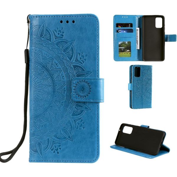 Custodia Per Samsung Galaxy S20 Plus Custodia Del Telefono Cellulare Flip Cover Protettiva Mandala Rosa-image