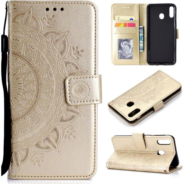 Huawei P40 Lite E Custodia Del Telefono Cellulare Flip Case Cover Custodia Del Telefono Cellulare Mandala Rosa-image