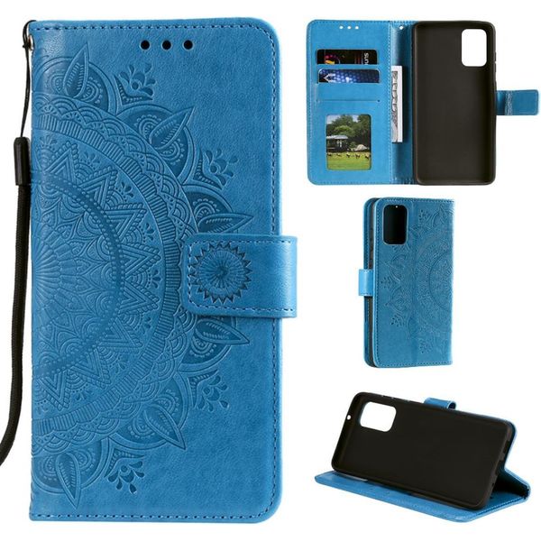 Huawei P40 Custodia Del Telefono Cellulare Custodia Flip Cover Protettiva Mandala Rosegold-image