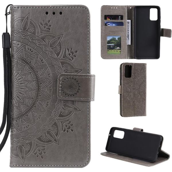Huawei P40 Custodia Del Telefono Cellulare Custodia Flip Cover Protettiva Mandala Rosegold-image