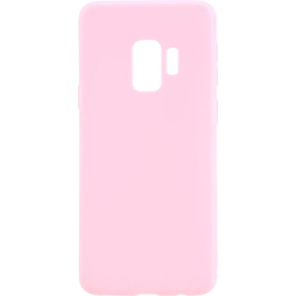 Custodia Per Samsung Galaxy S9 Custodia Del Telefono Cellulare Copertura In Silicone Custodia Paraurti Rosso Opaco-image