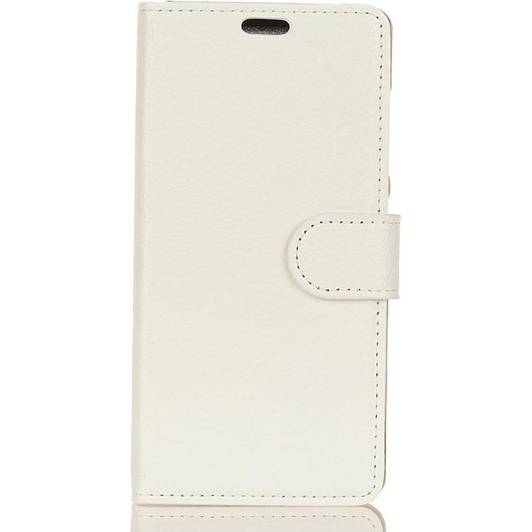 Cover Per Huawei P Smart + (Plus) Custodia Del Telefono Cellulare Flip Case Cover Bag Case White-image