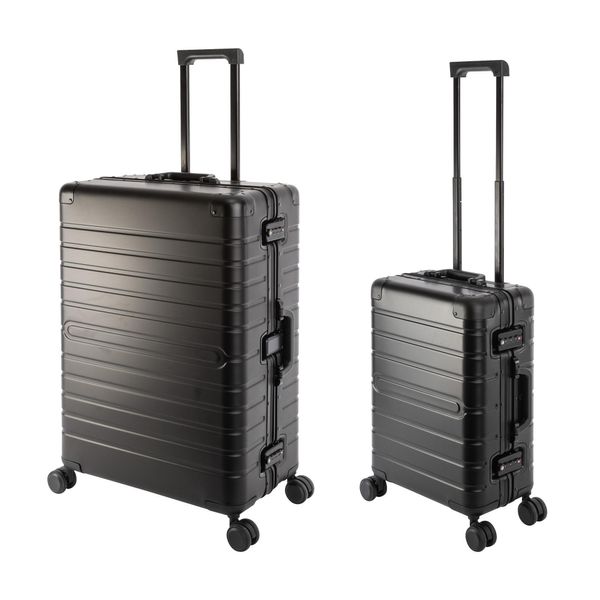 Travelhouse Oslo - Set Di 2 Valigie S+L - Alluminio Nero-image