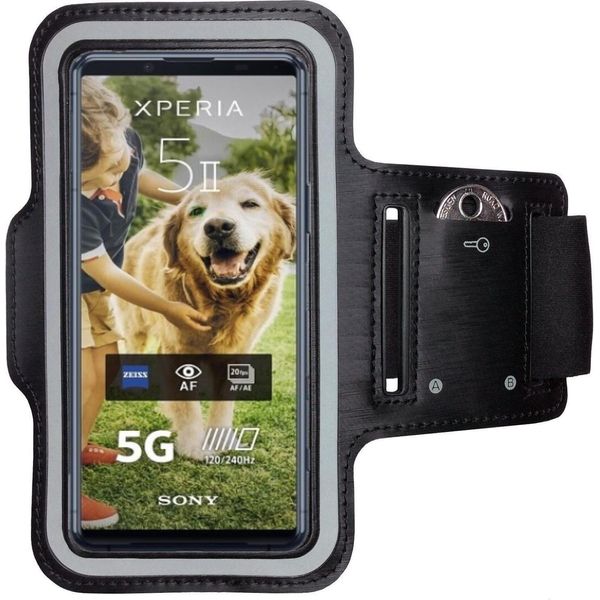 Fascia Da Braccio Sportiva Per Sony Xperia 5 Ii Sport Fitness Cover Fascia Da Braccio Per Cellulare Da Corsa-image