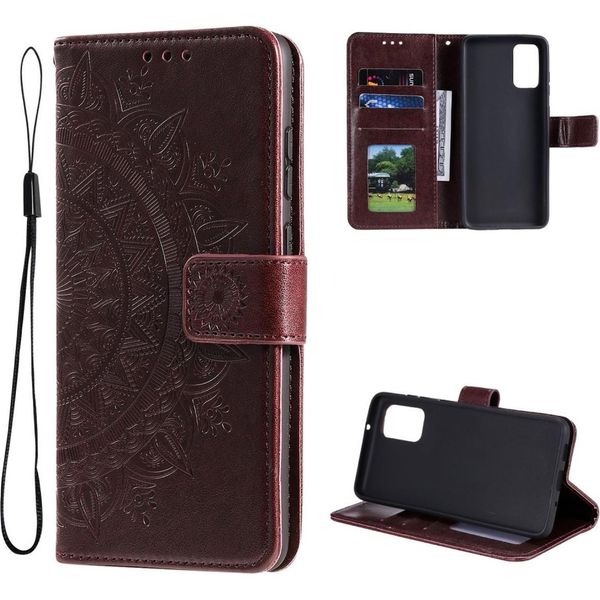 Custodia Per Samsung Galaxy A13 4G Custodia Per Cellulare Flip Case Cover Copertura Protettiva Mandala-image