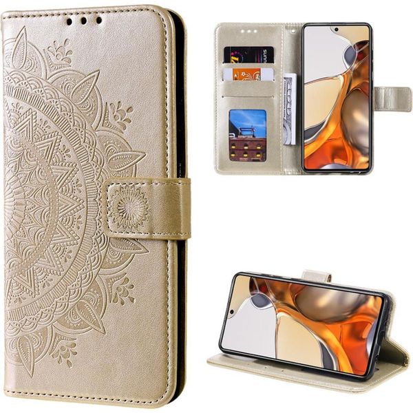 Custodia Per Xiaomi 11T/11T Pro Custodia Del Telefono Cellulare Flip Cover Cover Protettiva Mandala-image