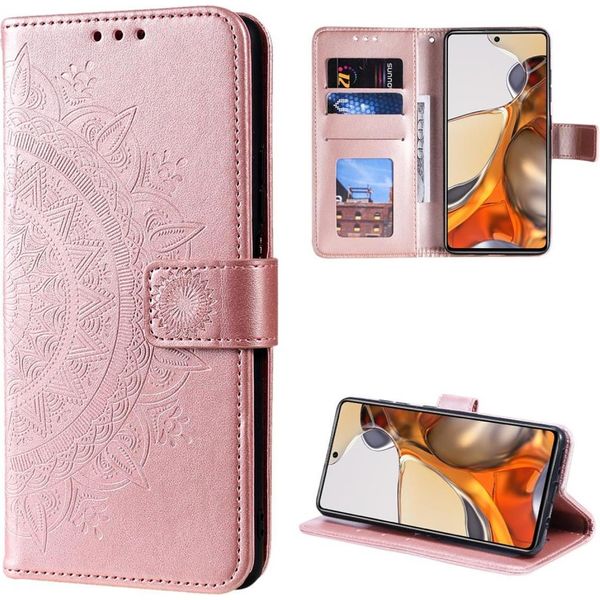 Custodia Per Xiaomi 11T/11T Pro Custodia Del Telefono Cellulare Flip Cover Cover Protettiva Mandala-image